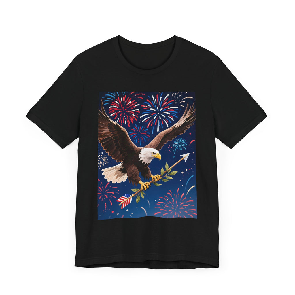 July 4th Unisex Tee, Patriotic T-Shirt, Independence Day Shirt, American Flag Top, Fourth of July Apparel