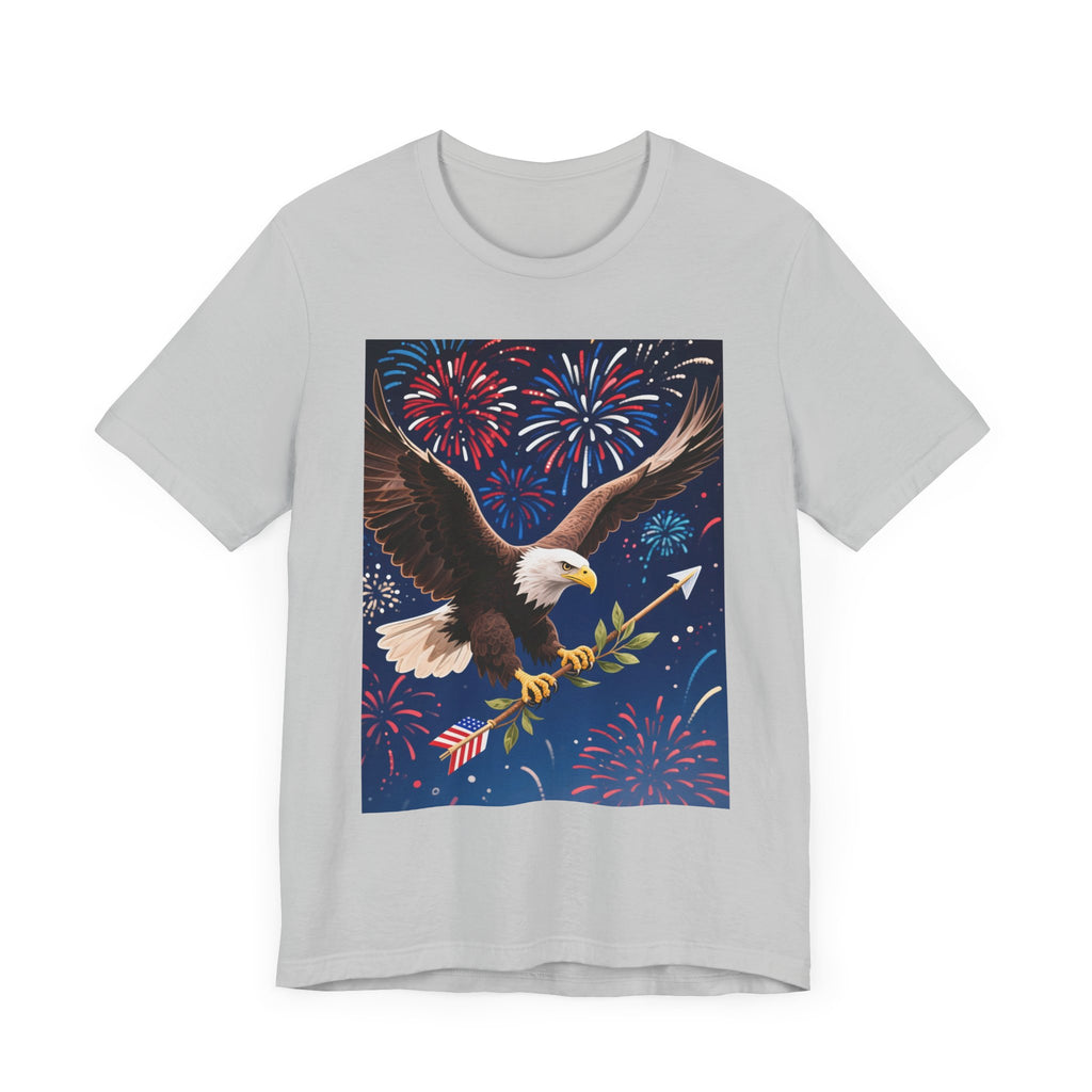 July 4th Unisex Tee, Patriotic T-Shirt, Independence Day Shirt, American Flag Top, Fourth of July Apparel