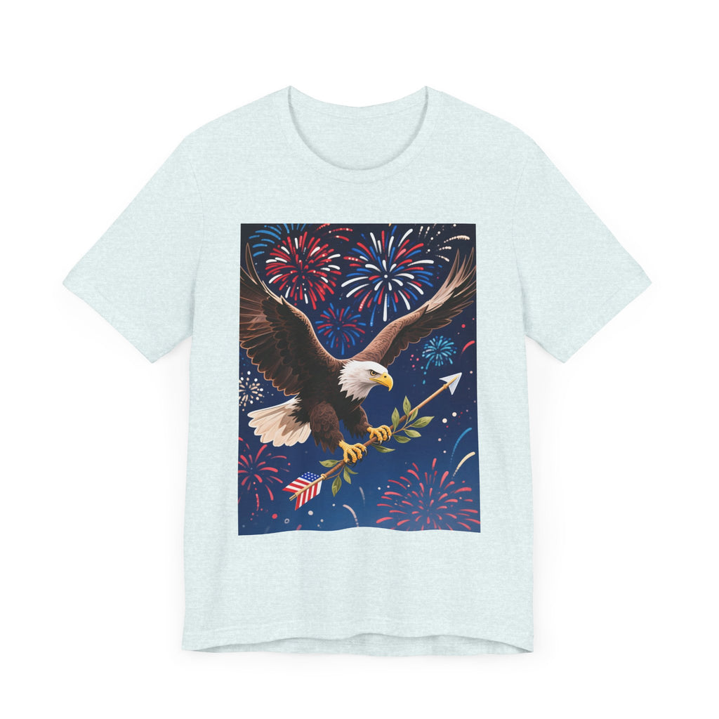 July 4th Unisex Tee, Patriotic T-Shirt, Independence Day Shirt, American Flag Top, Fourth of July Apparel