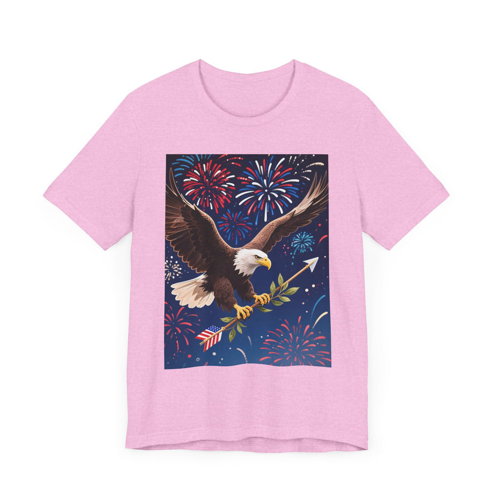 July 4th Unisex Tee, Patriotic T-Shirt, Independence Day Shirt, American Flag Top, Fourth of July Apparel